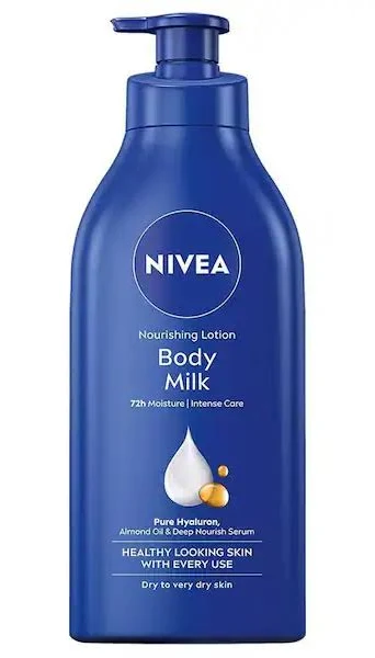 NIVEA Nourishing Body Lotion Body Milk|48 H Moisturization|2X Almond Oil|For Very Dry Skin